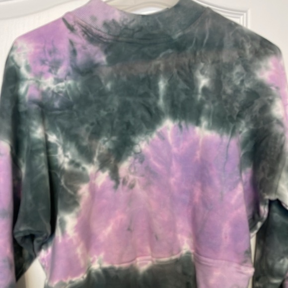 All in Favor Women’s Tie Dye Puff Sleeve Sweatshirt, Size Large - small - Picture 4 of 6